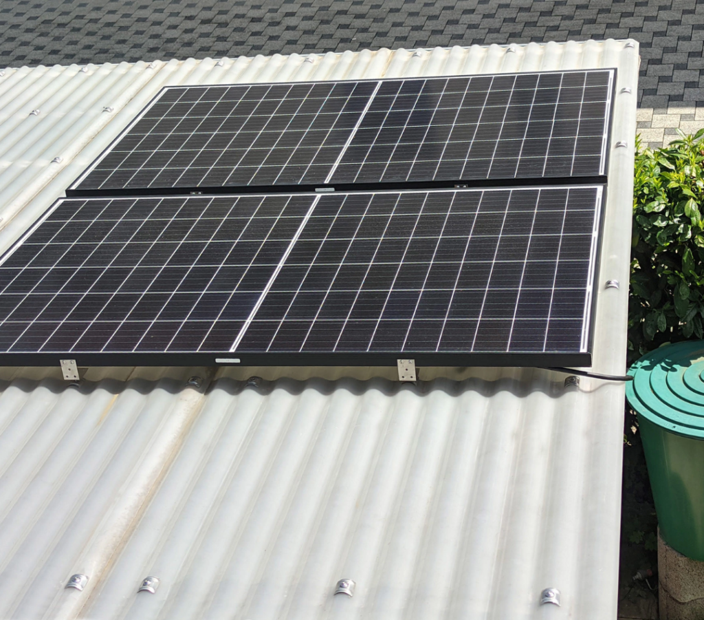 Roof Mounted Solar Power Plant